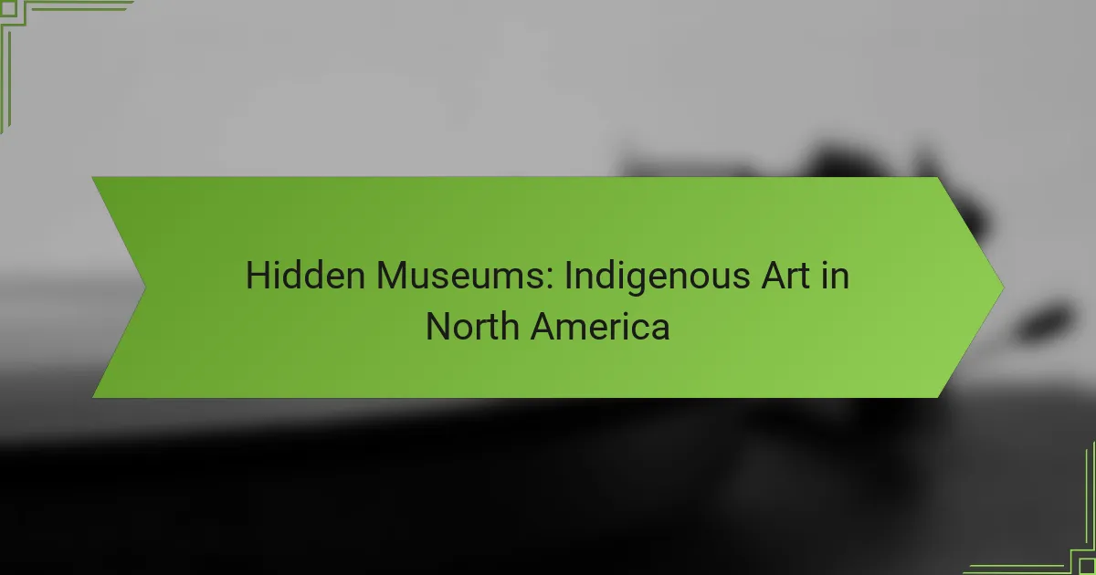 Hidden Museums: Indigenous Art in North America